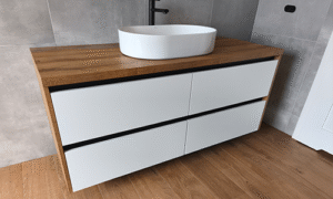 szafka-lazienkowa-bialy-mat szafka lazienkowe bialy mat dab koniakowy peka