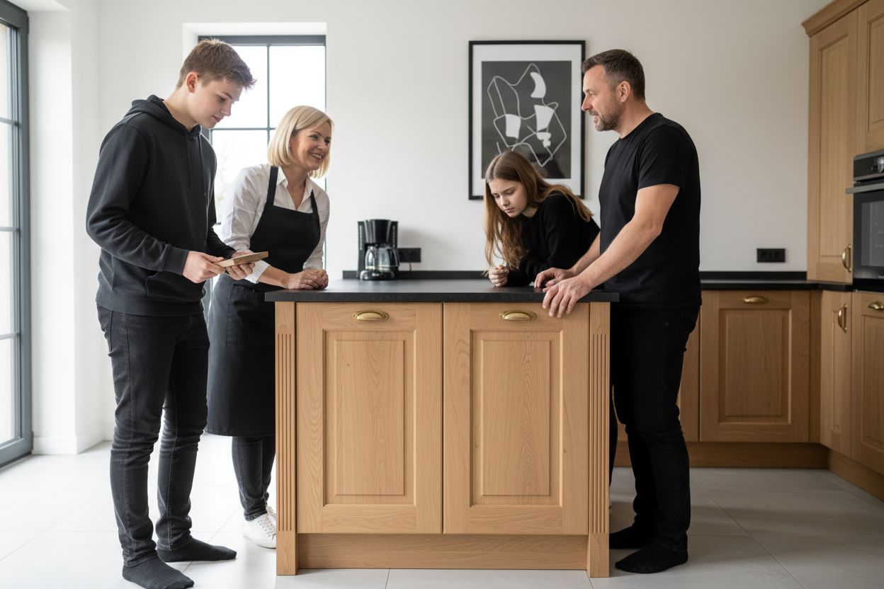 klasyczne fronty kuchenne zdjęcie