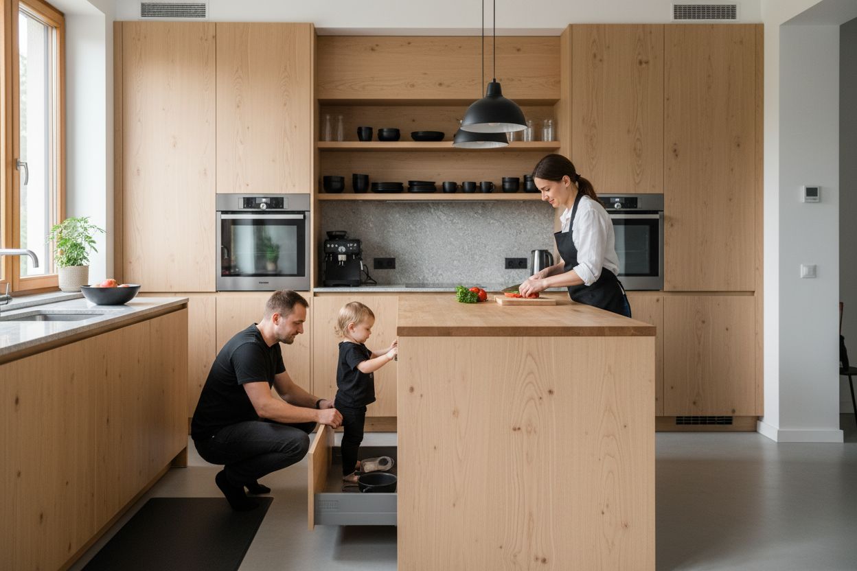 nowoczesna zabudowa kuchenna