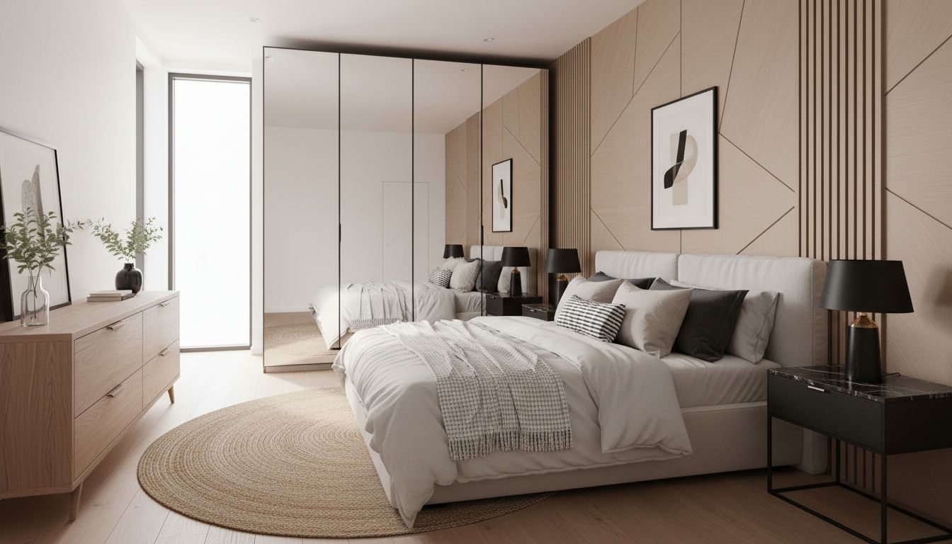 nowoczesna sypialnia meble