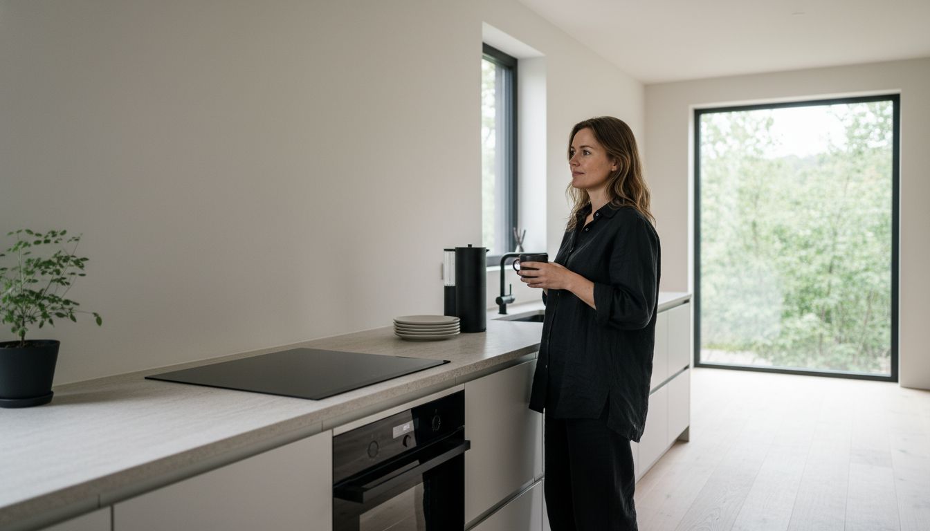 nowoczesna minimalistyczna kuchnia