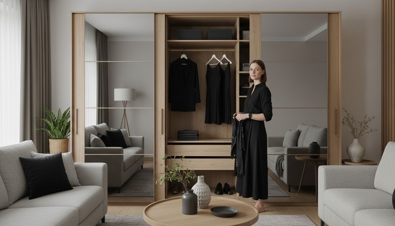 nowoczesna szafa przesuwna