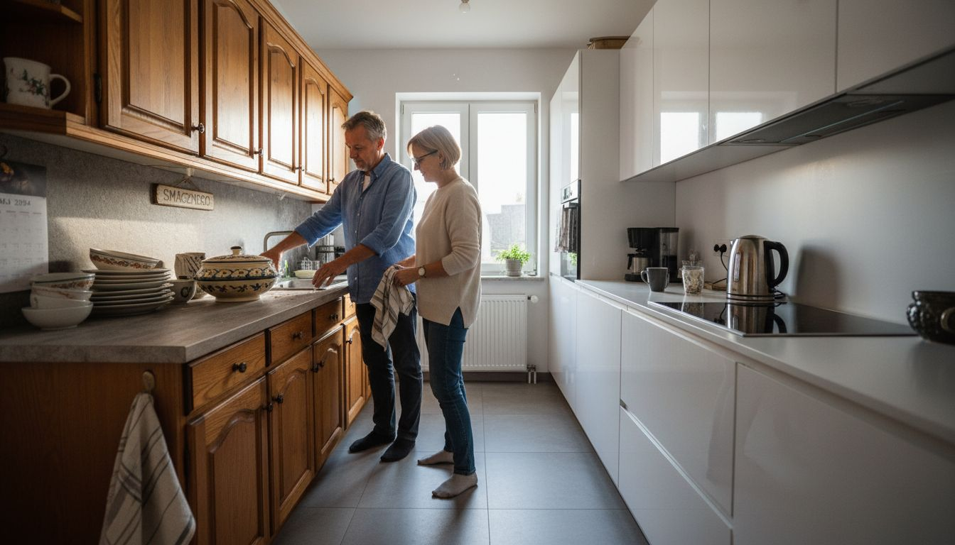 Klasyka spotyka nowoczesność – kuchnie w obu stylach obok siebie